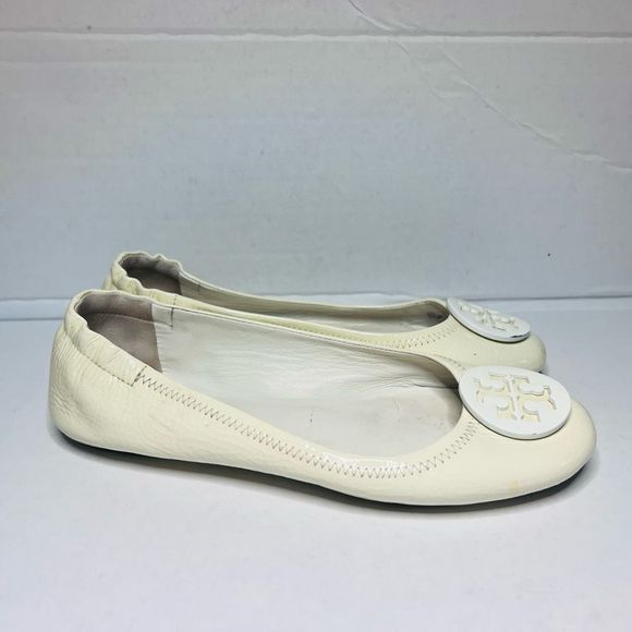 Tory Burch Minnie Travel Ballet in meadow mist  size 8.5 MSRP$228 - Picture 2 of 10